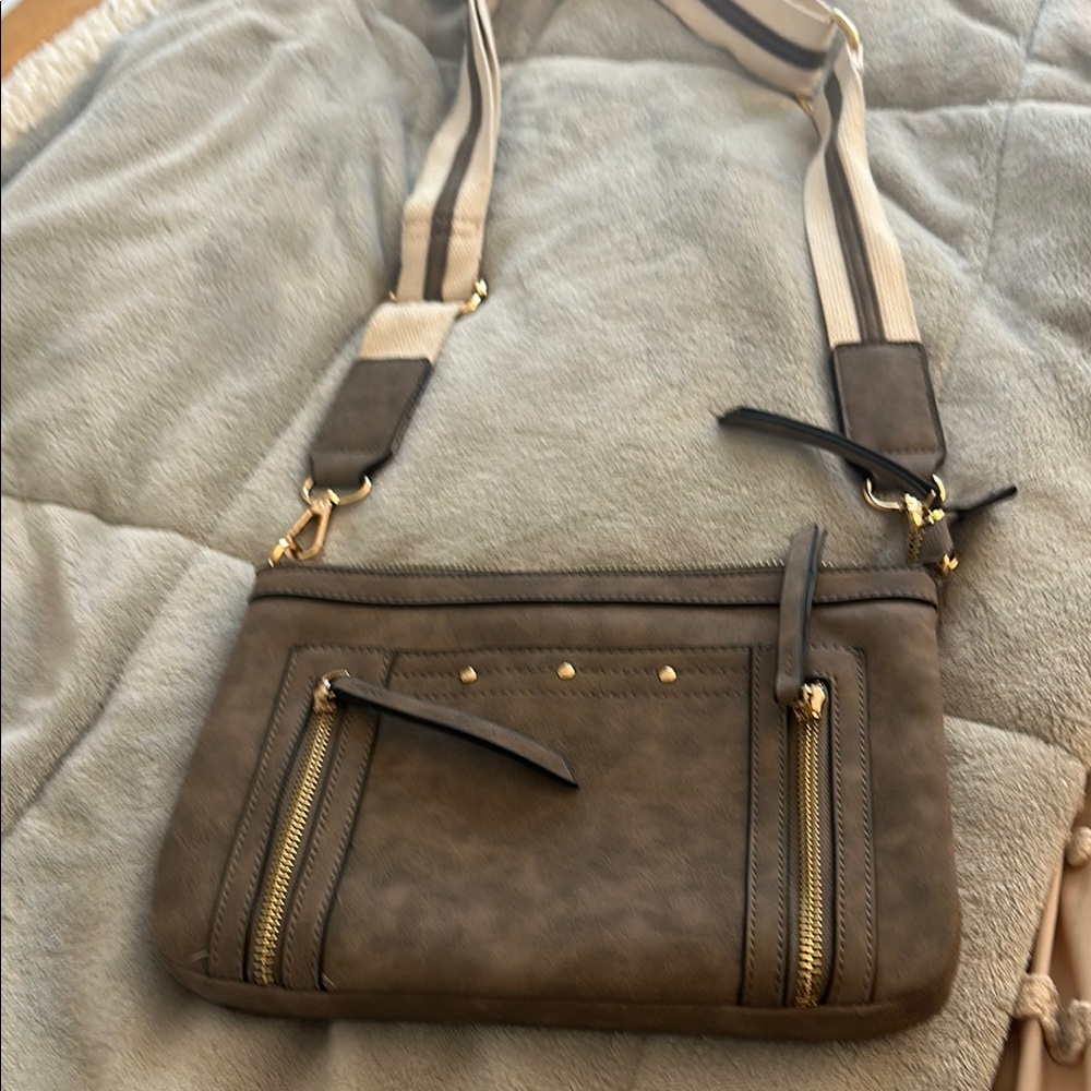 Stylish Brown Crossbody Bag
